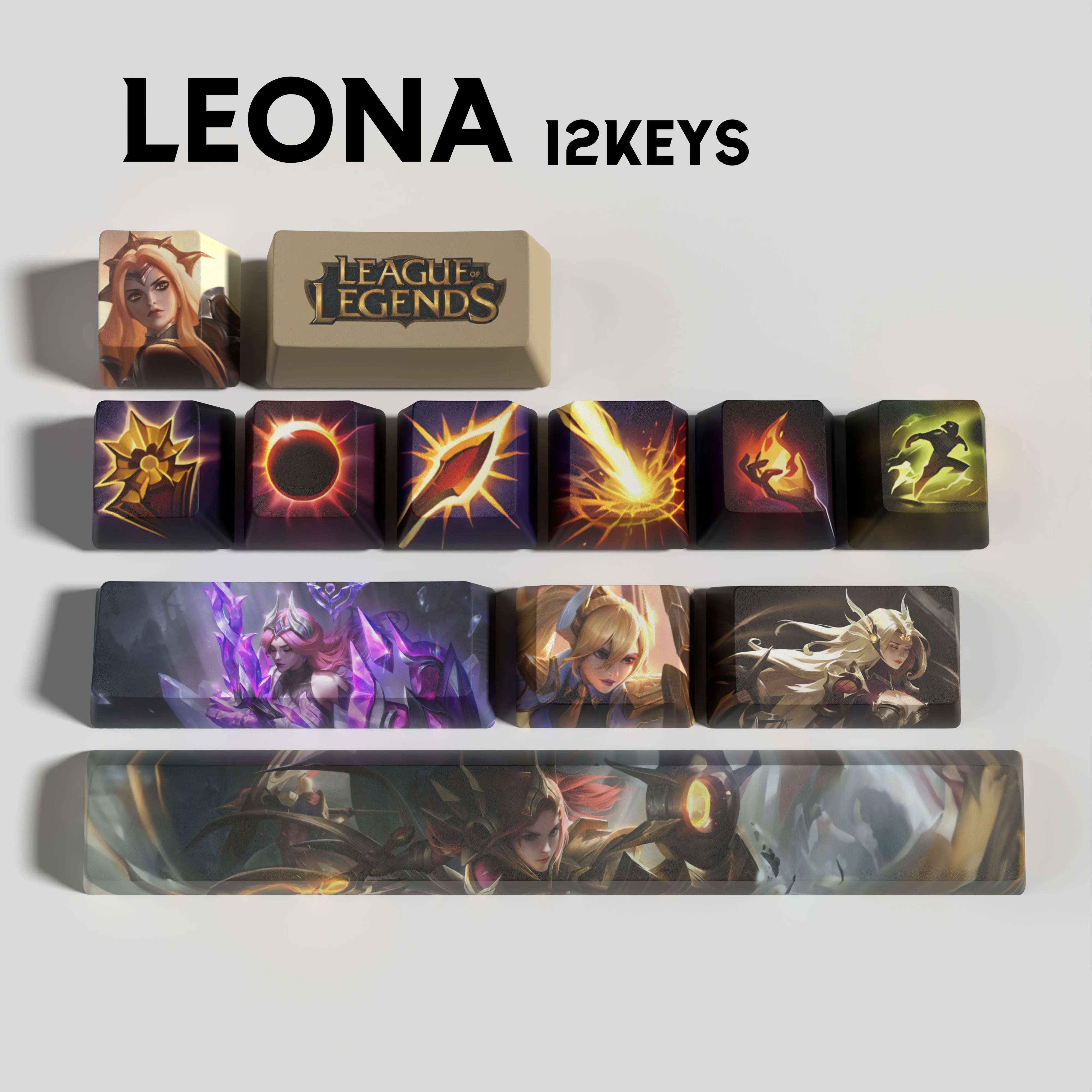 SPECIAL EDITION League of Legends Leona Keycaps