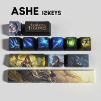 League of Legends Ashe Keycaps – 12 Key