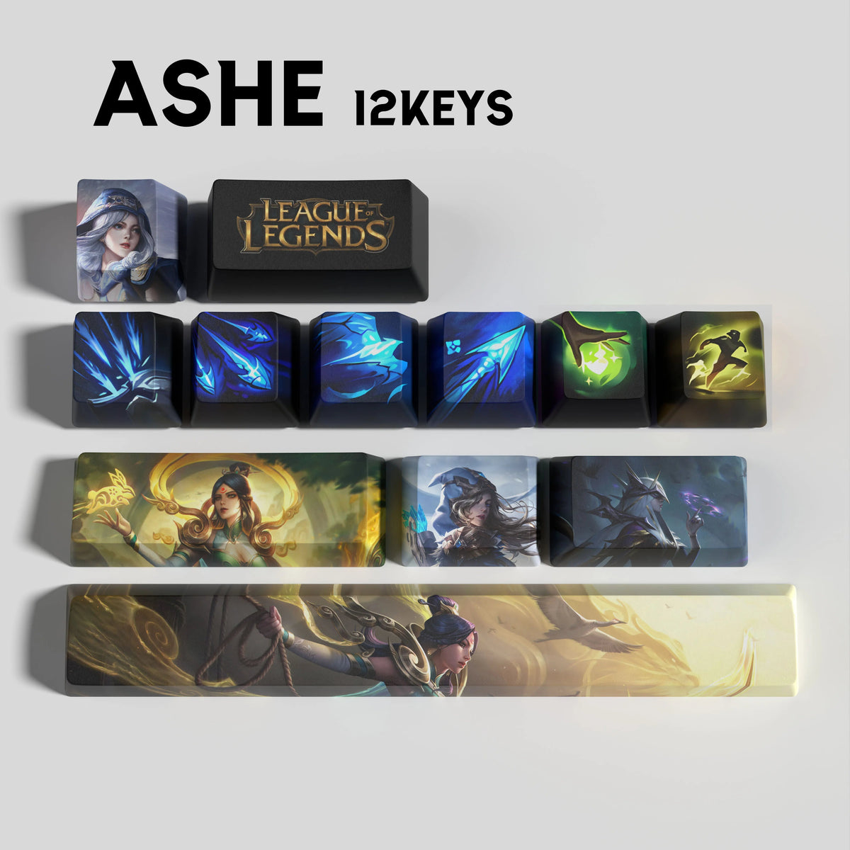 League of Legends Keycaps – Rune Keys
