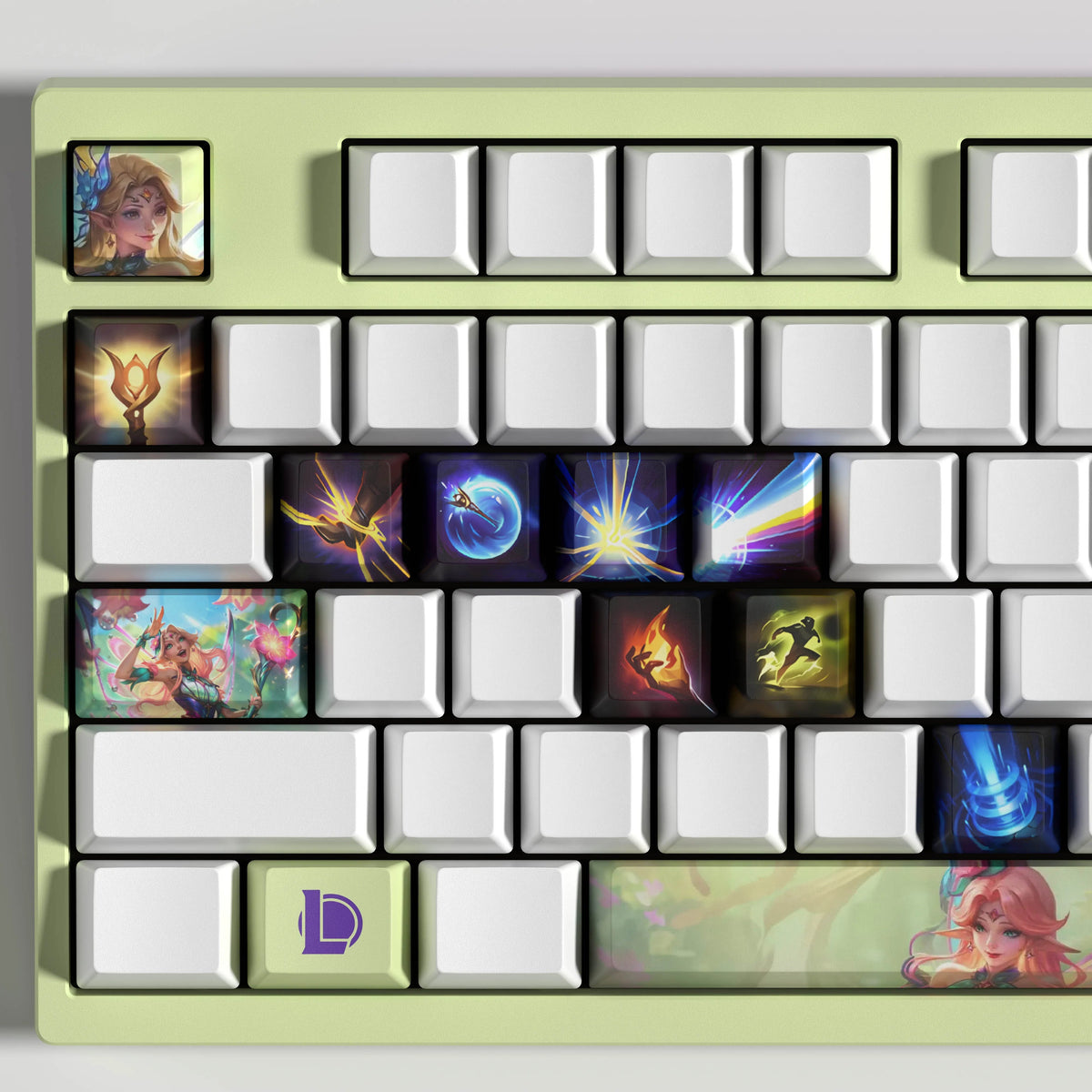 Lol Keys NEW SPECIAL EDITION League of Legends Lux Keycaps – 14 Key – Rune Keys