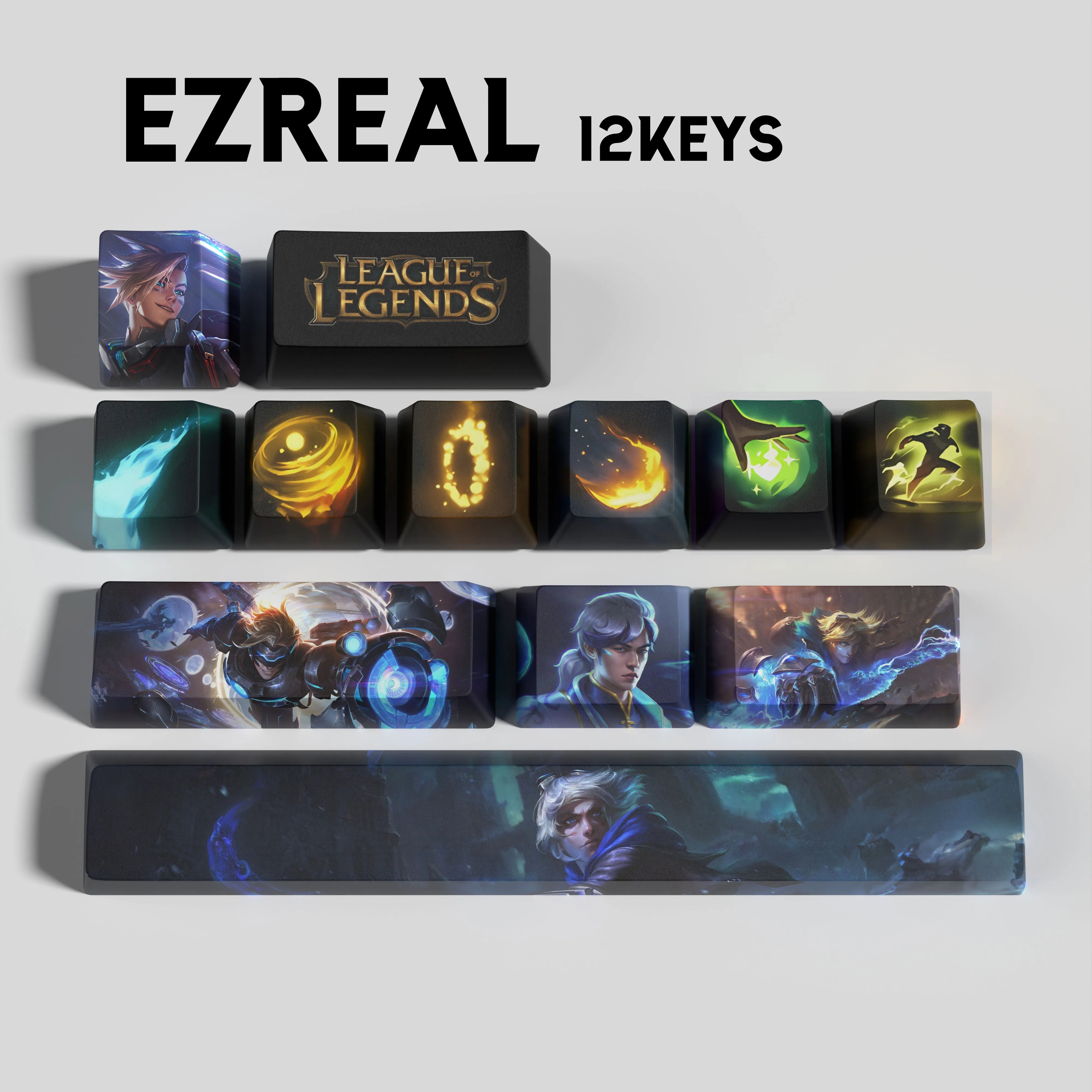 SPECIAL EDITION League of Legends Ezreal Keycaps