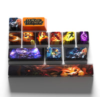SPECIAL EDITION League of Legends Gnar Keycaps