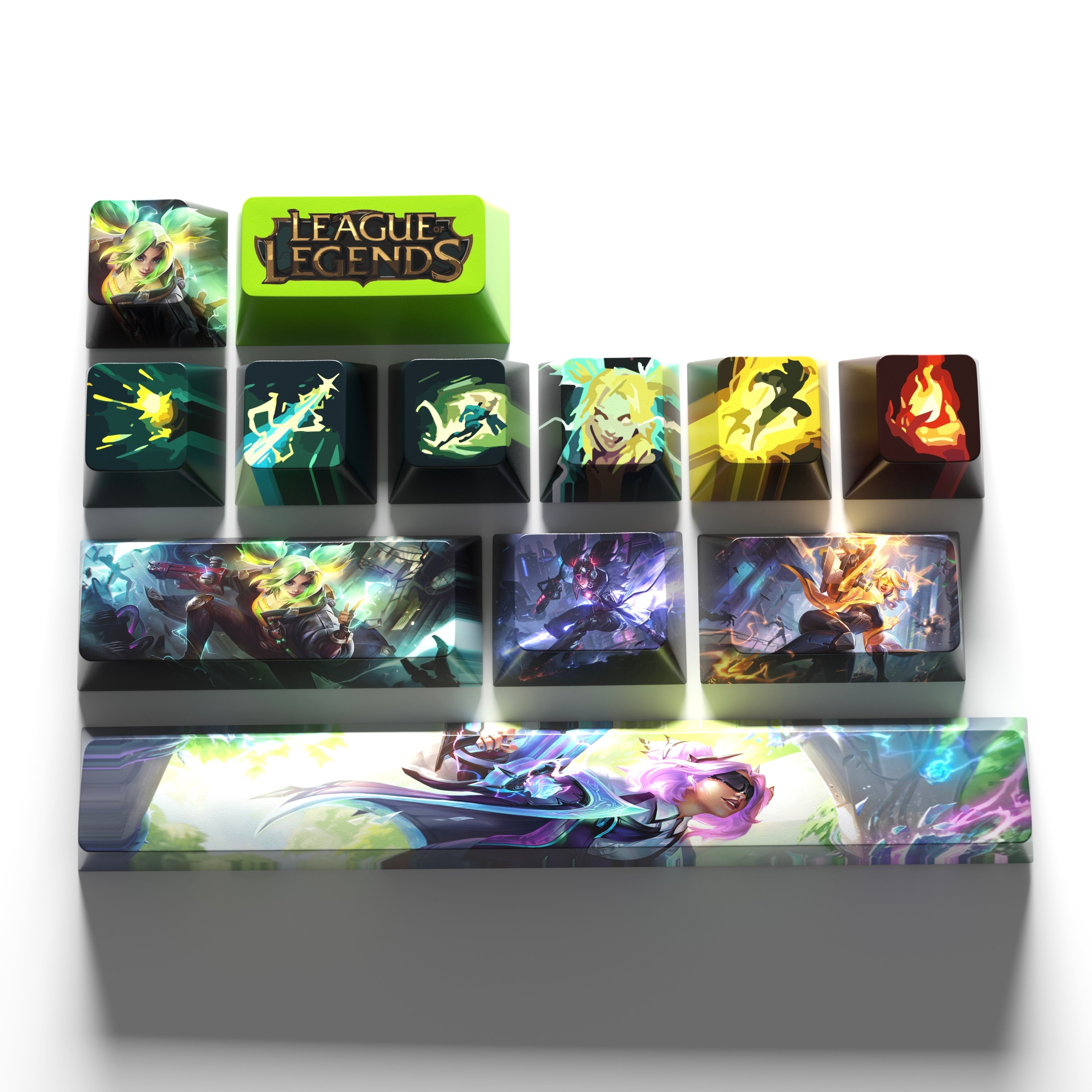 Lol Keys SPECIAL EDITION League of Legends Zeri Keycaps – Rune Keys
