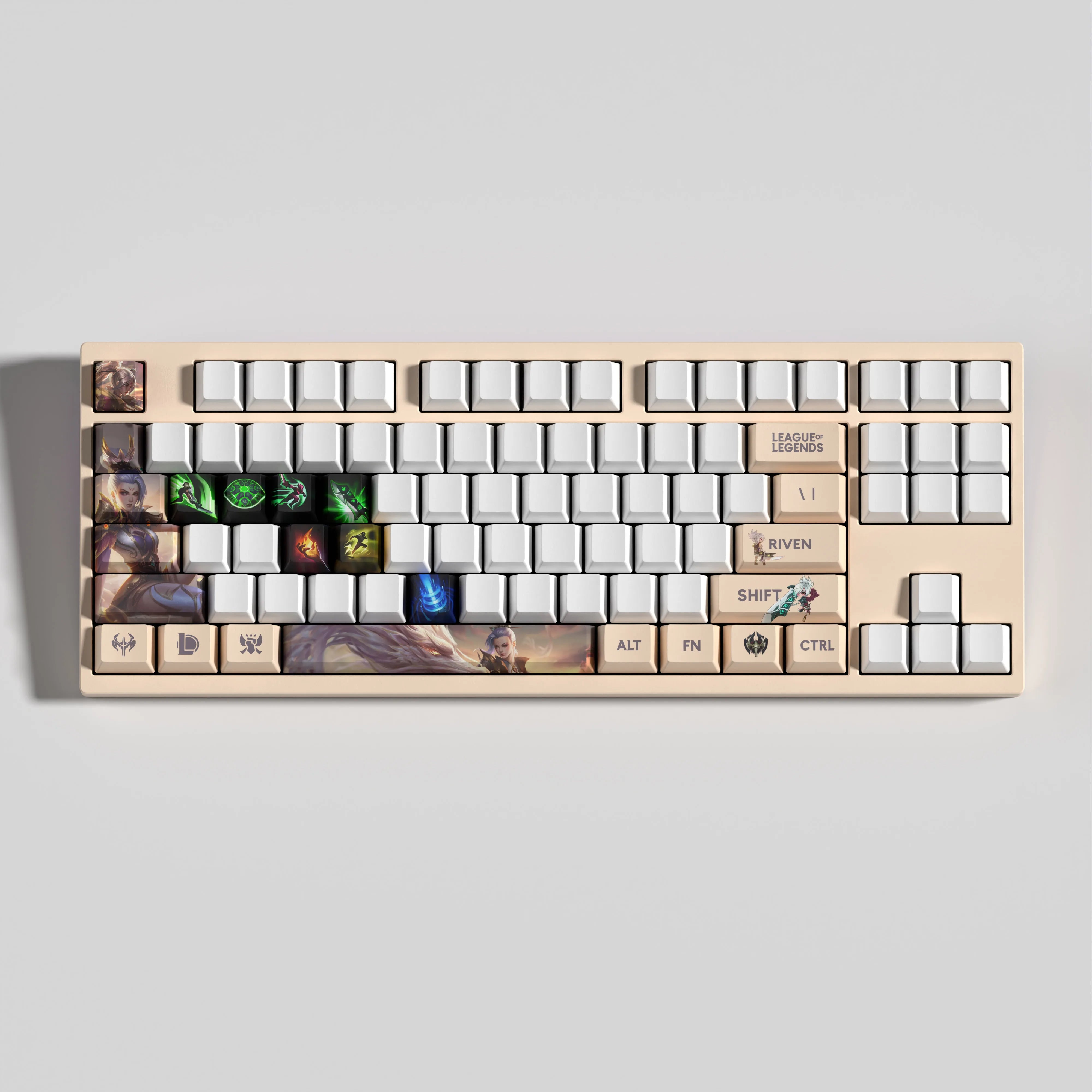 SPECIAL EDITION League of Legends Riven Keycaps – 30 Key