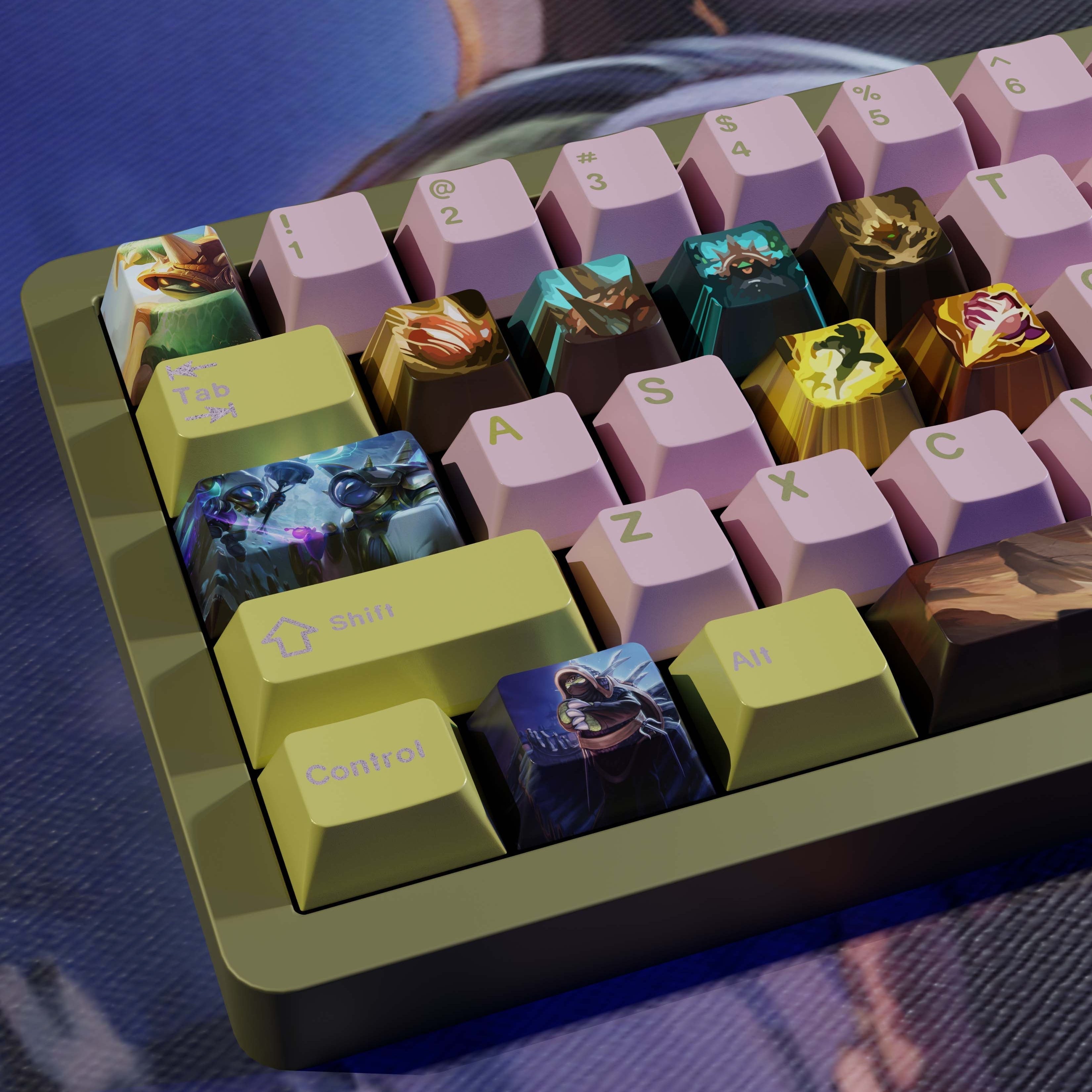 SPECIAL EDITION League of Legends Rammus Keycaps