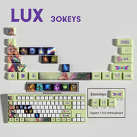 SPECIAL EDITION League of Legends Lux Keycaps – 30 Key