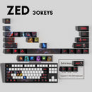 SPECIAL EDITION League of Legends Zed Keycaps – 30 Key