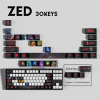 SPECIAL EDITION League of Legends Zed Keycaps – 30 Key