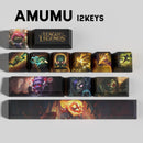 SPECIAL EDITION League of Legends Amumu Keycaps – 12 Custom Keys