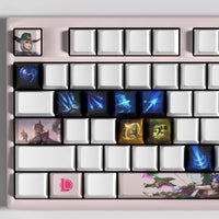 SPECIAL EDITION League of Legends Ashe Keycaps – 14 Custom Keys