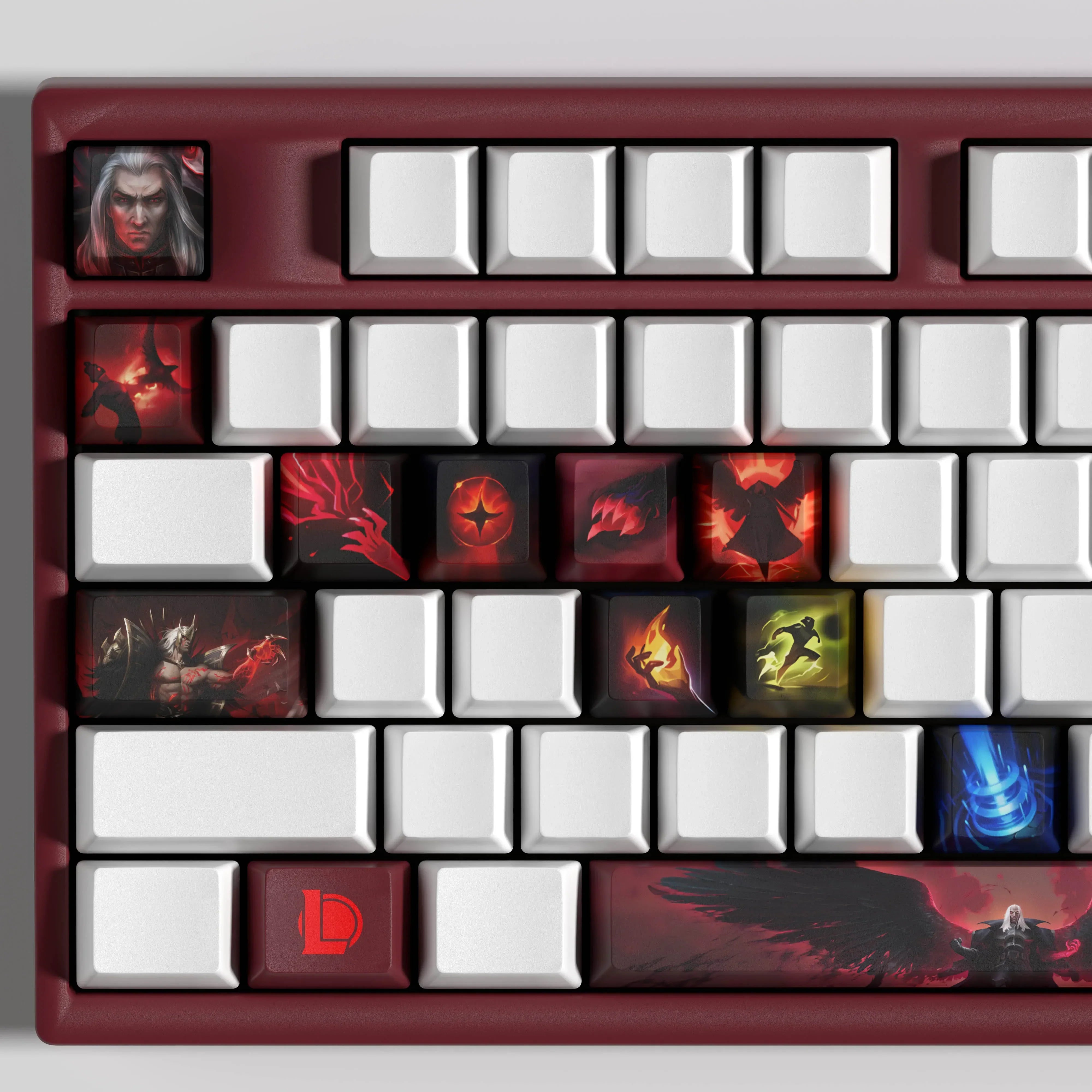 SPECIAL EDITION League of Legends Swain Keycaps – 14 Custom Keys