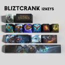 SPECIAL EDITION League of Legends Blitzcrank Keycaps – 12 Custom Keys