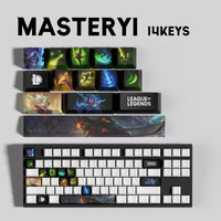 SPECIAL EDITION League of Legends Master Yi Keycaps – 14 Custom Keys