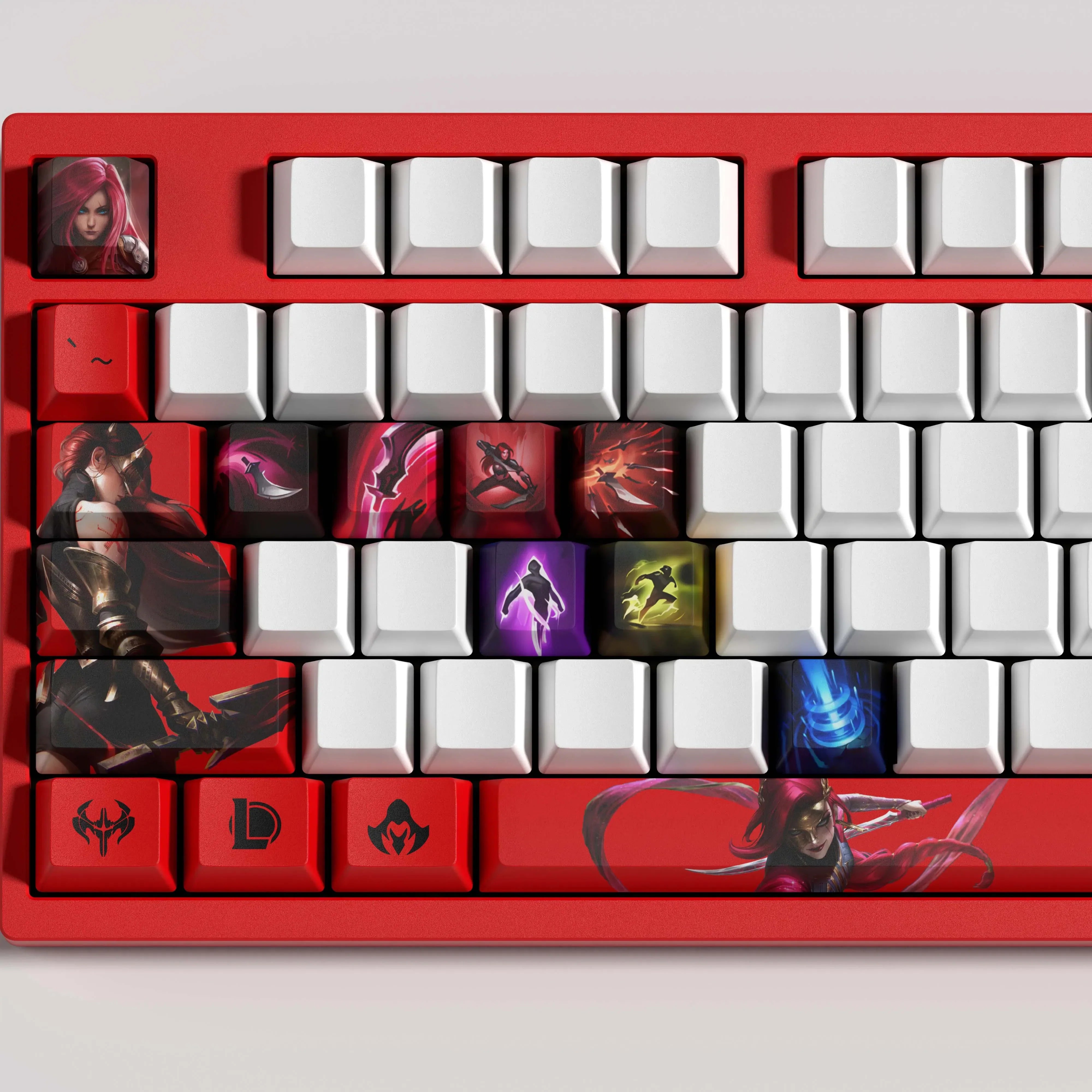 SPECIAL EDITION League of Legends Katarina Keycaps – 30 Custom Keys
