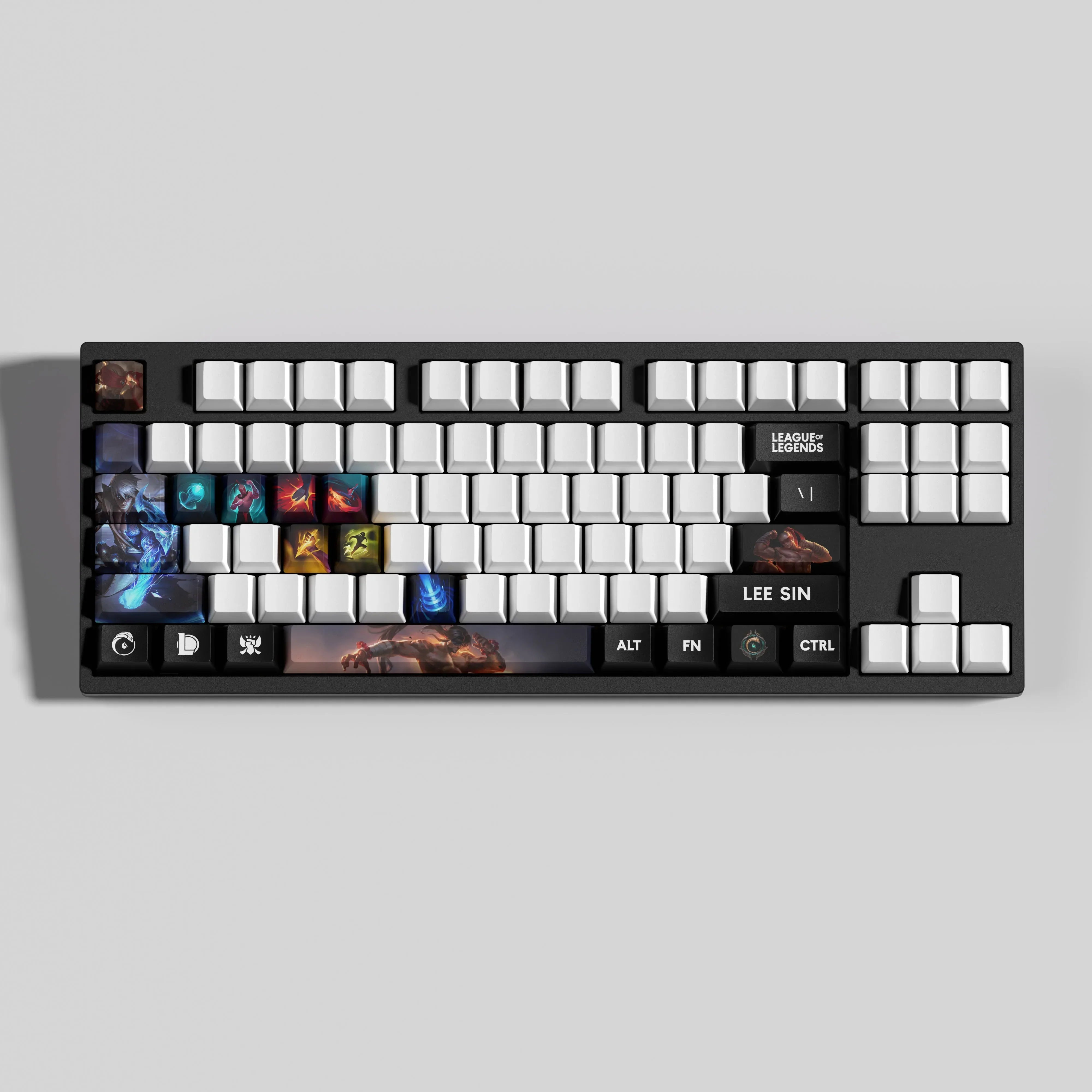 SPECIAL EDITION League of Legends Lee Sin Keycaps – 30 Custom Keys