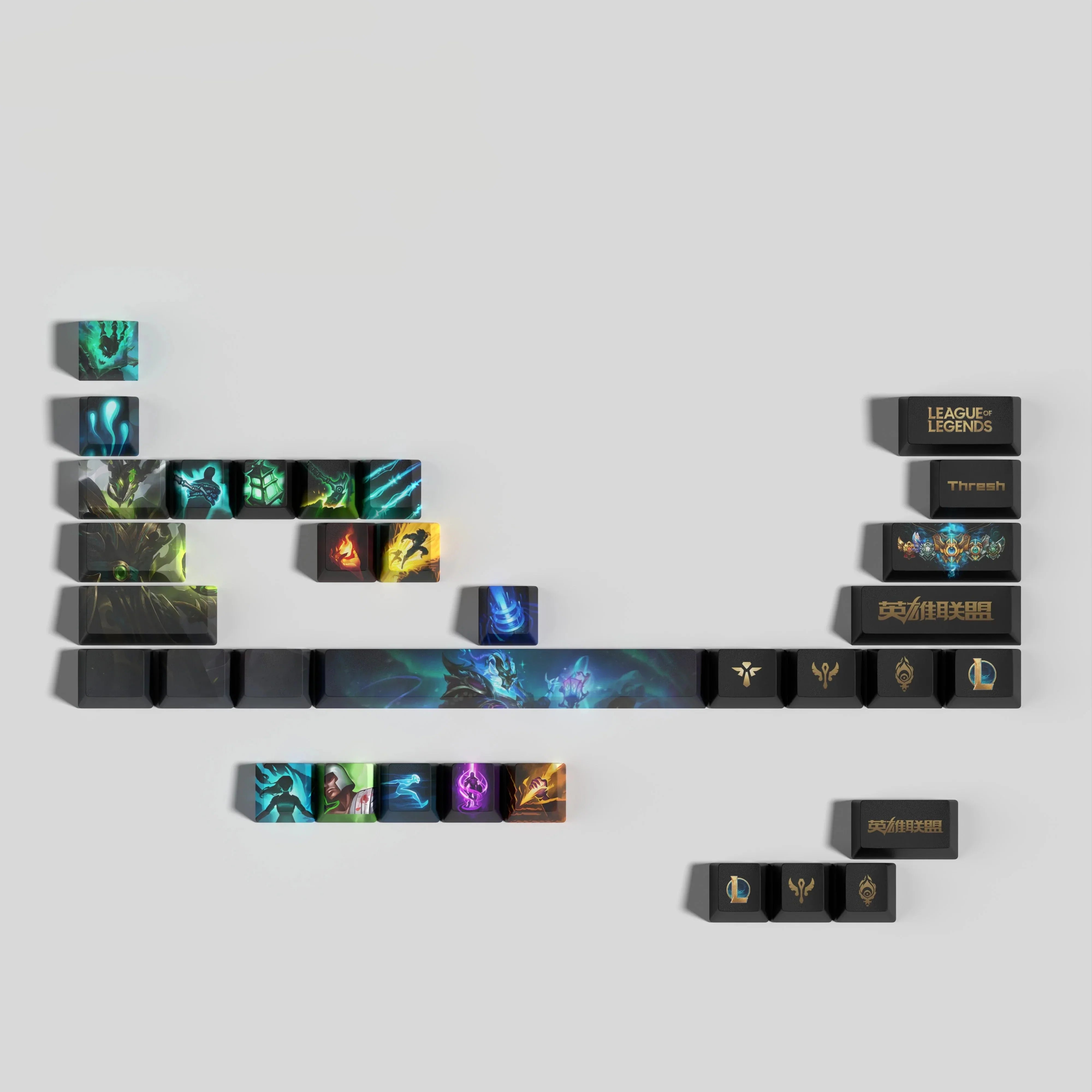 NEW League of Legends Thresh Keycaps – 29 Key – Rune Keys
