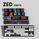 NEW SPECIAL EDITION League of Legends Zed Keycaps – 14 Key