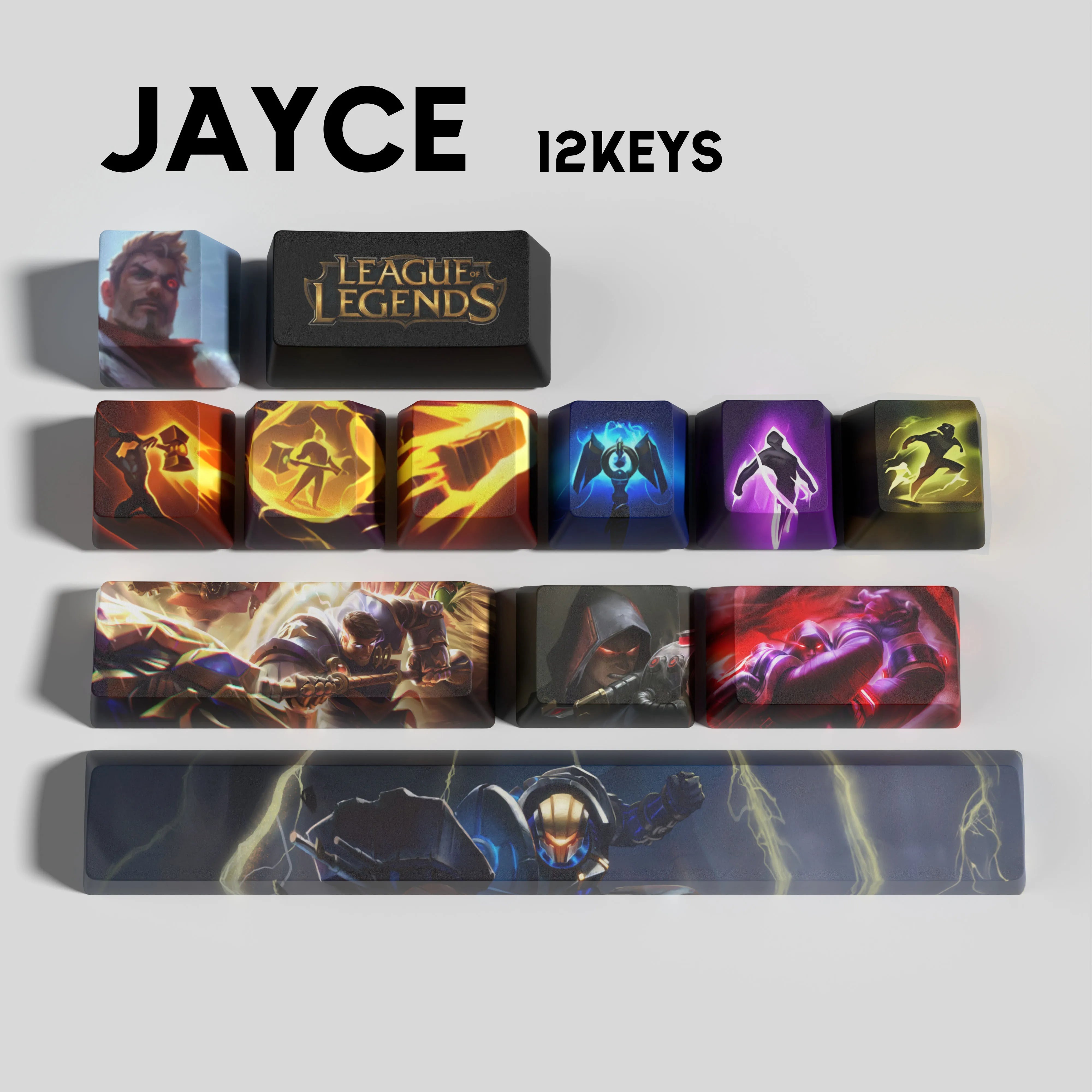 SPECIAL EDITION League of Legends Jayce Keycaps
