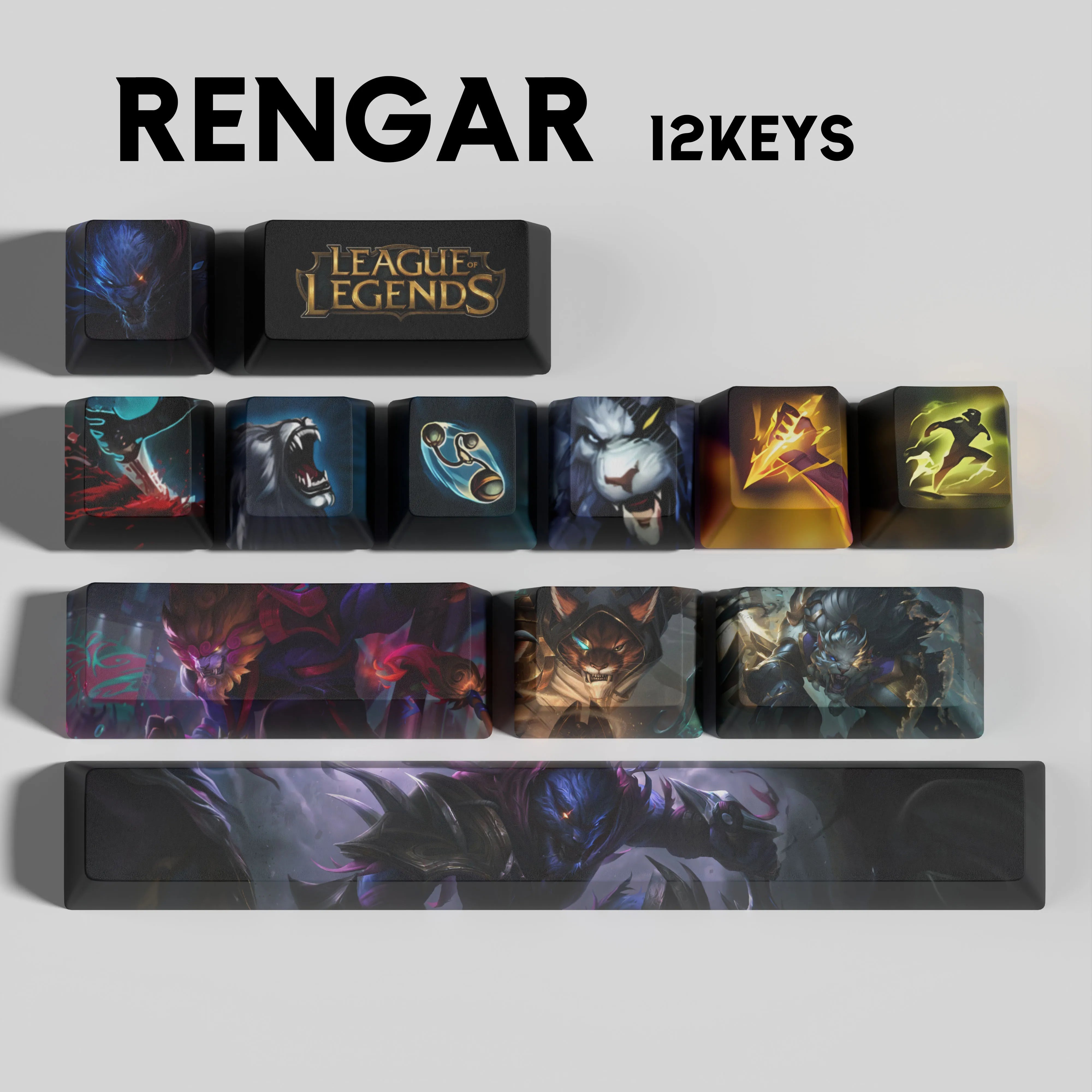 SPECIAL EDITION League of Legends Rengar Keycaps