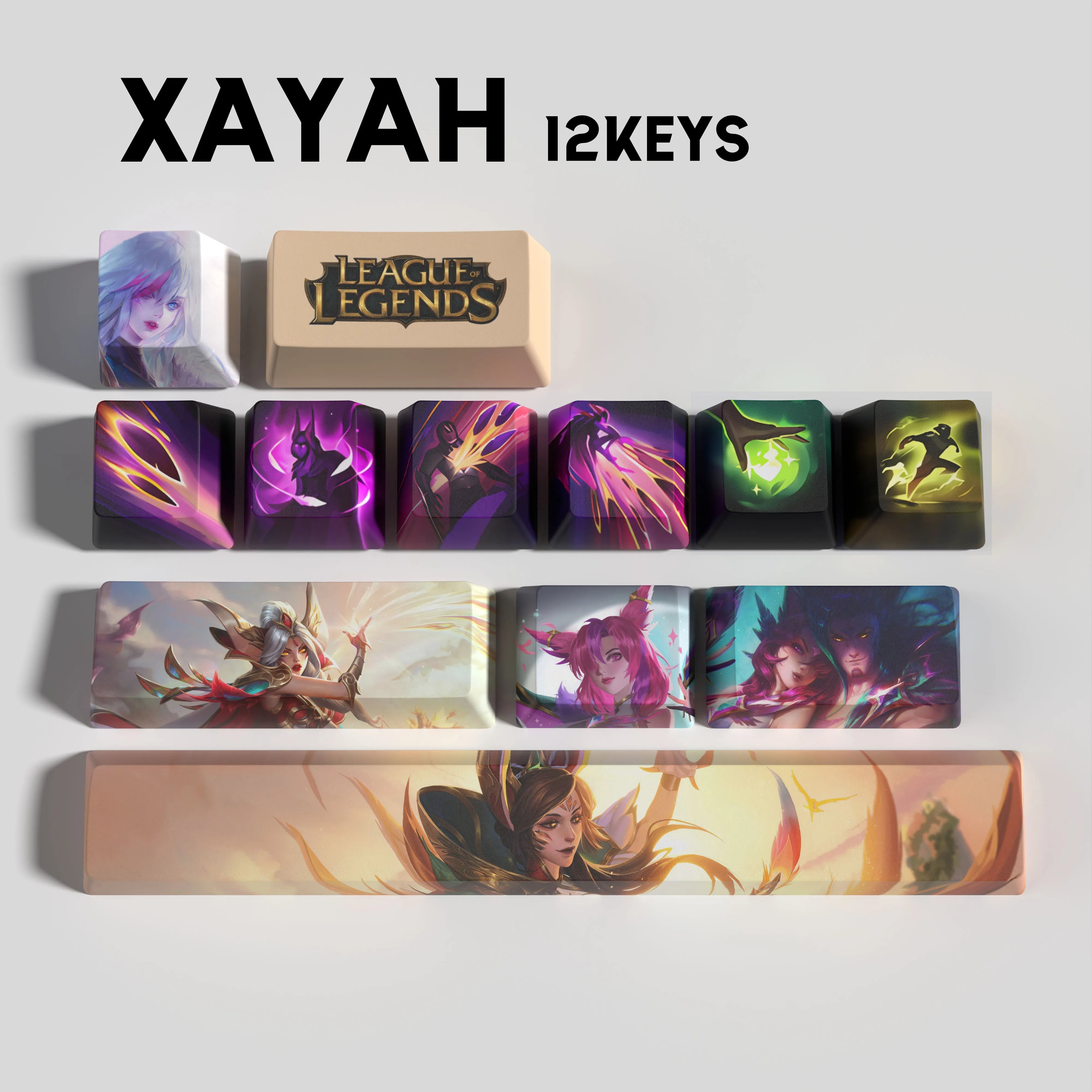 SPECIAL EDITION League of Legends Xayah Keycaps
