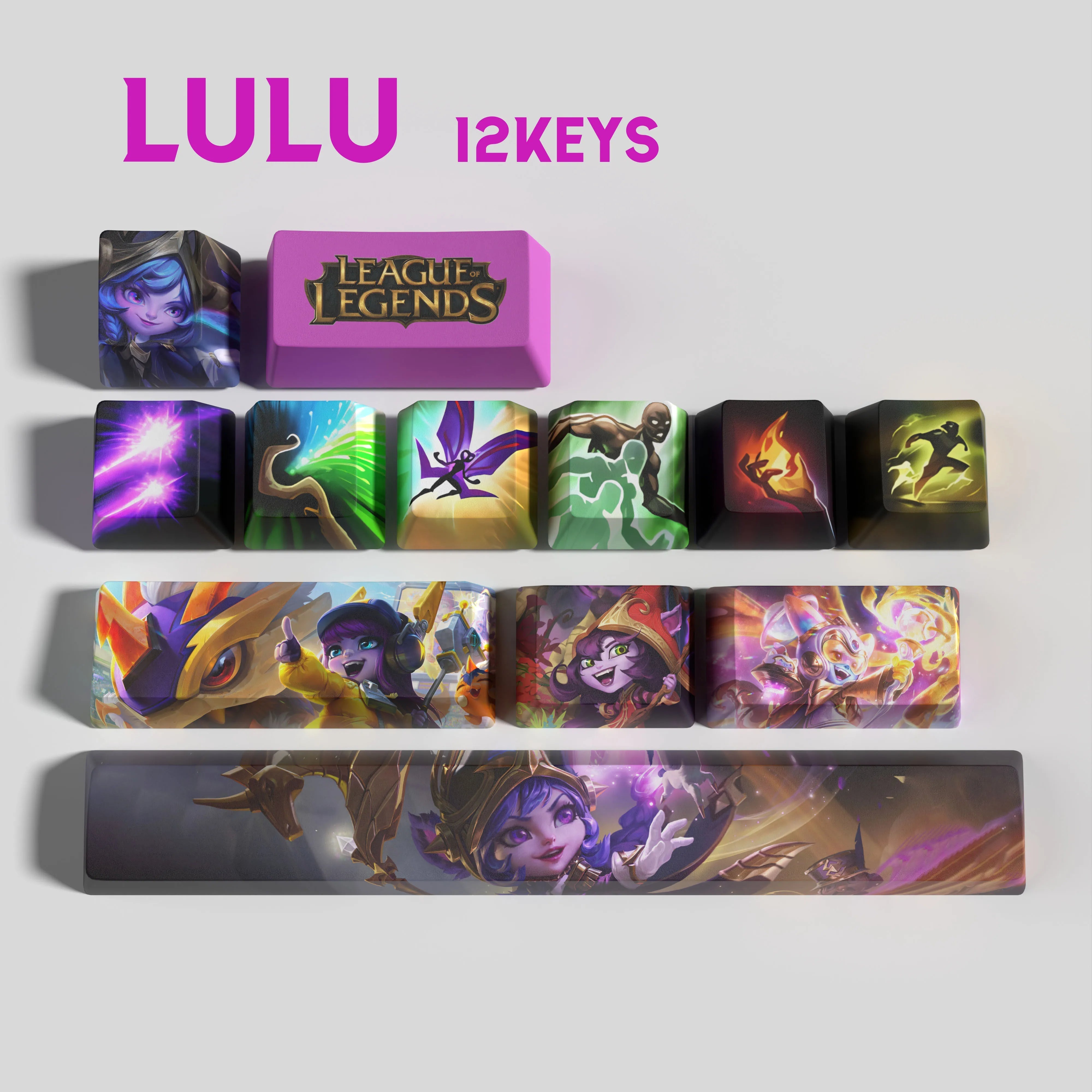 League of Legends Lulu Keycaps
