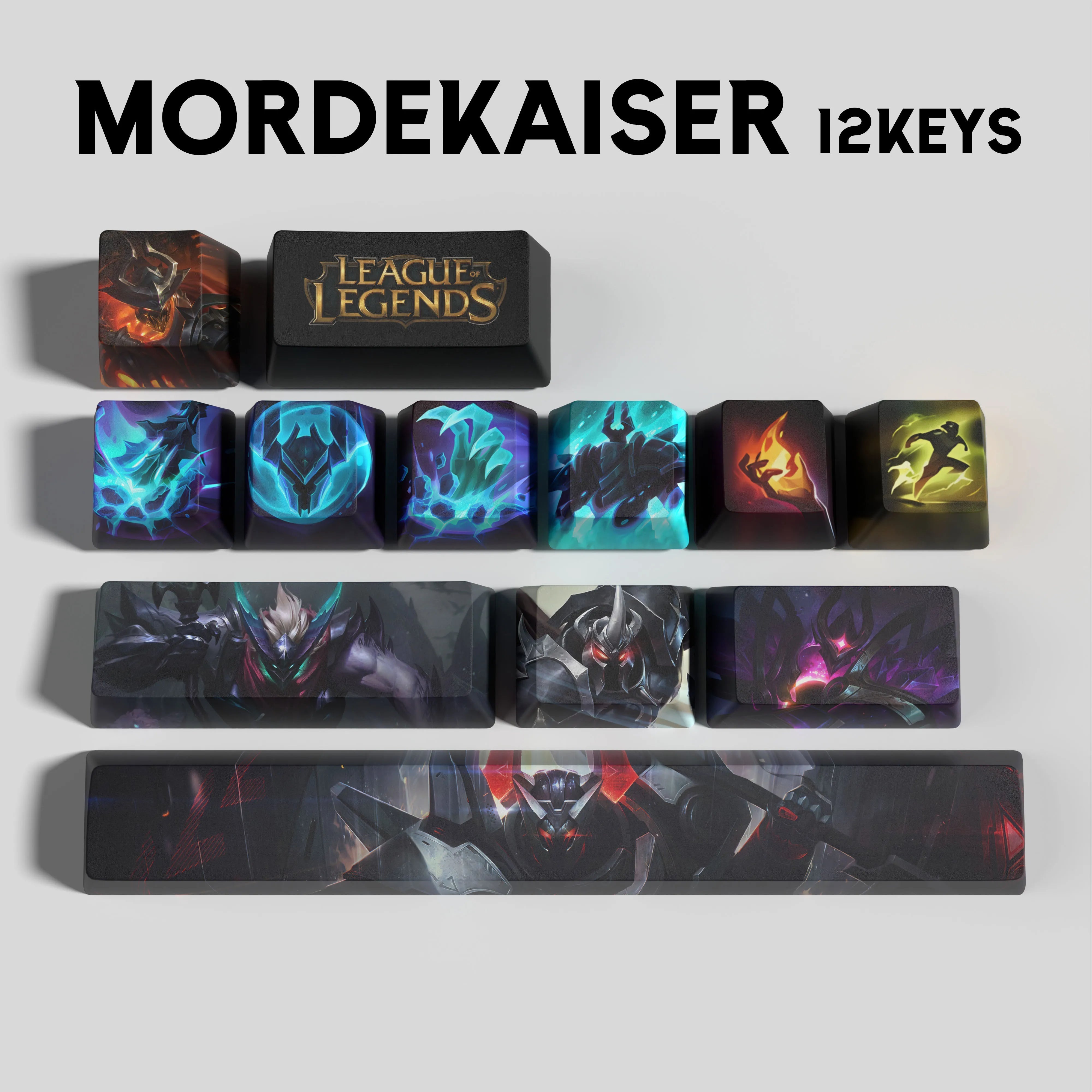League of Legends Mordekaiser Keycaps – 12 Key