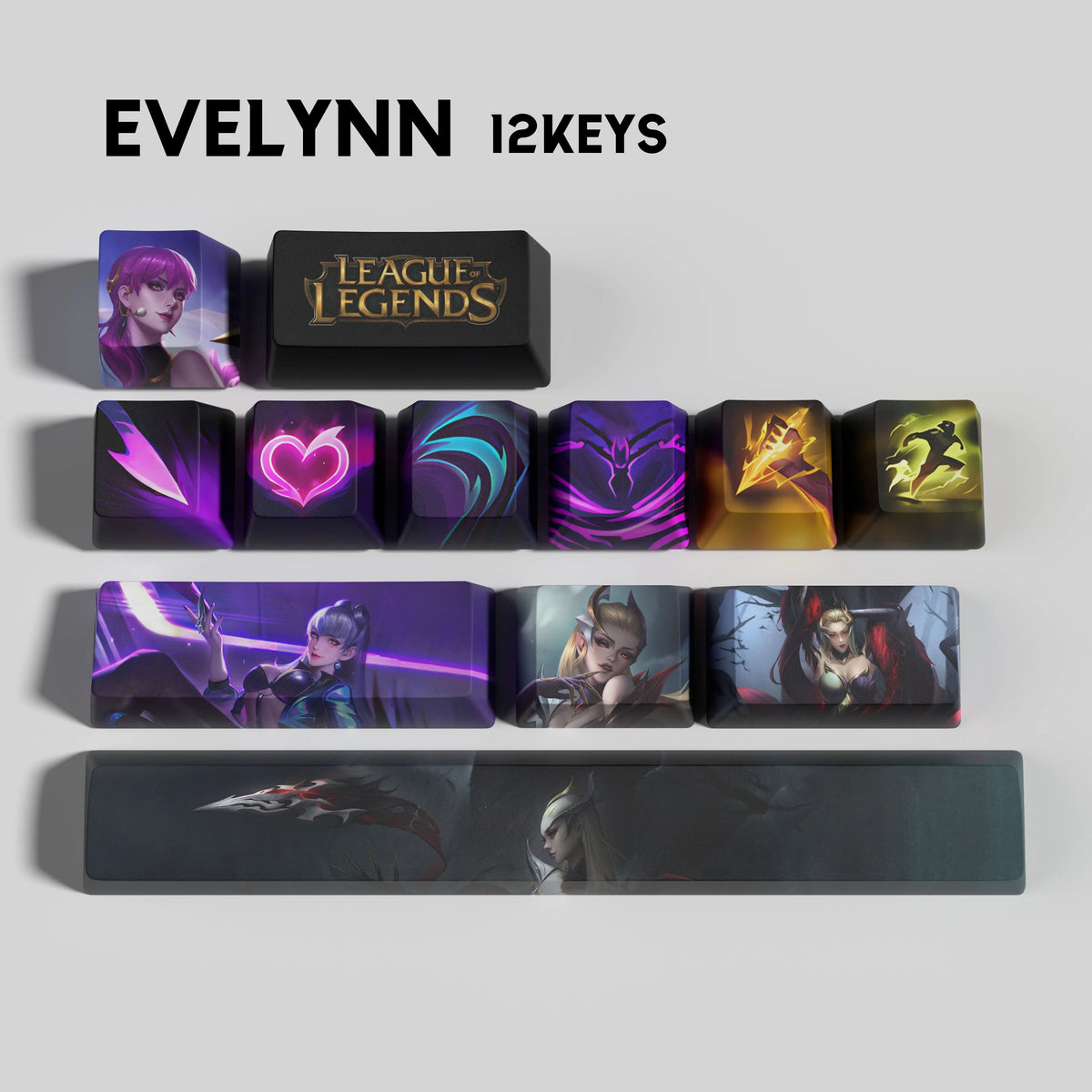 League of Legends Keycaps – Rune Keys