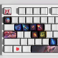 SPECIAL EDITION League of Legends Jinx Keycaps – 14 Key