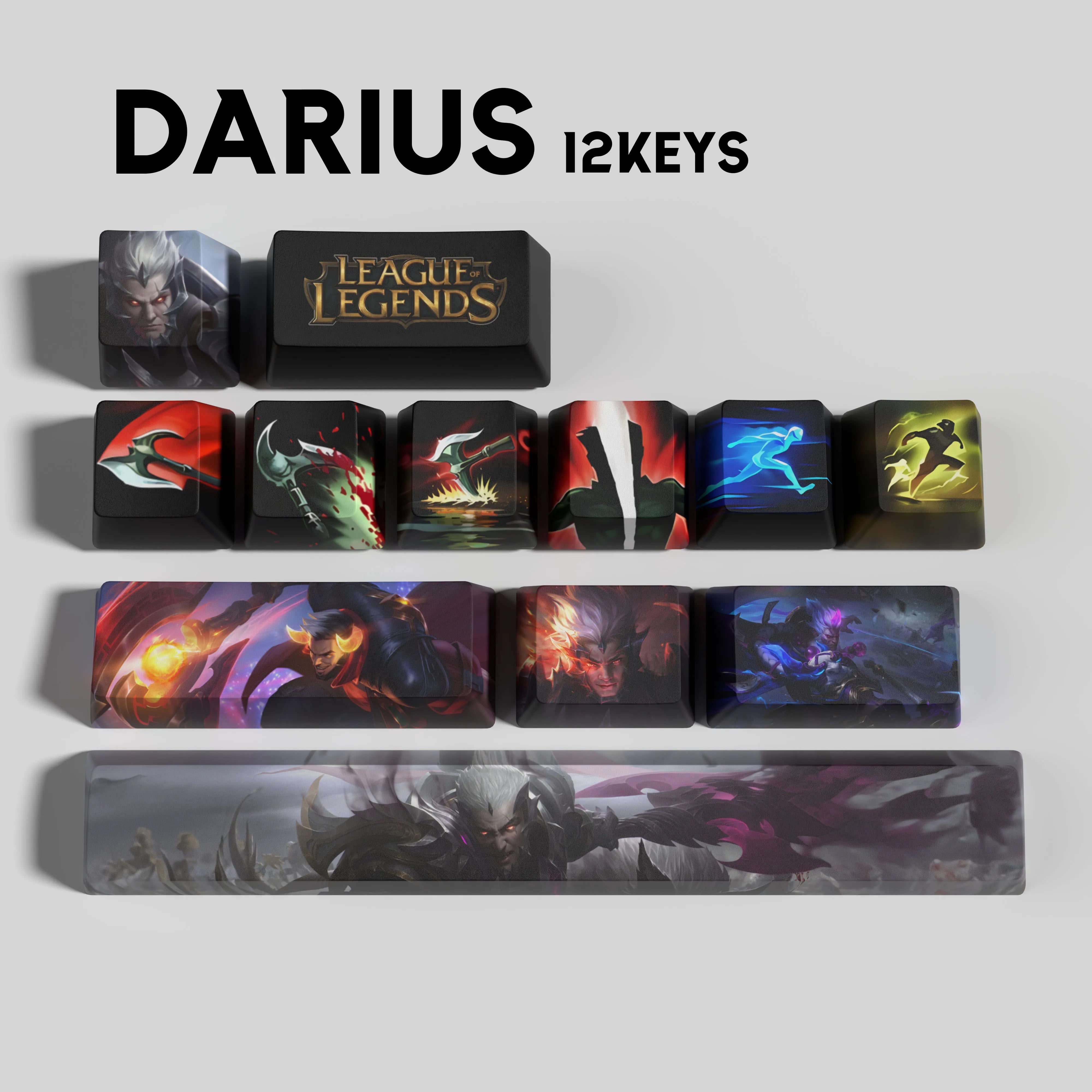 SPECIAL EDITION League of Legends Darius Keycaps – Rune Keys