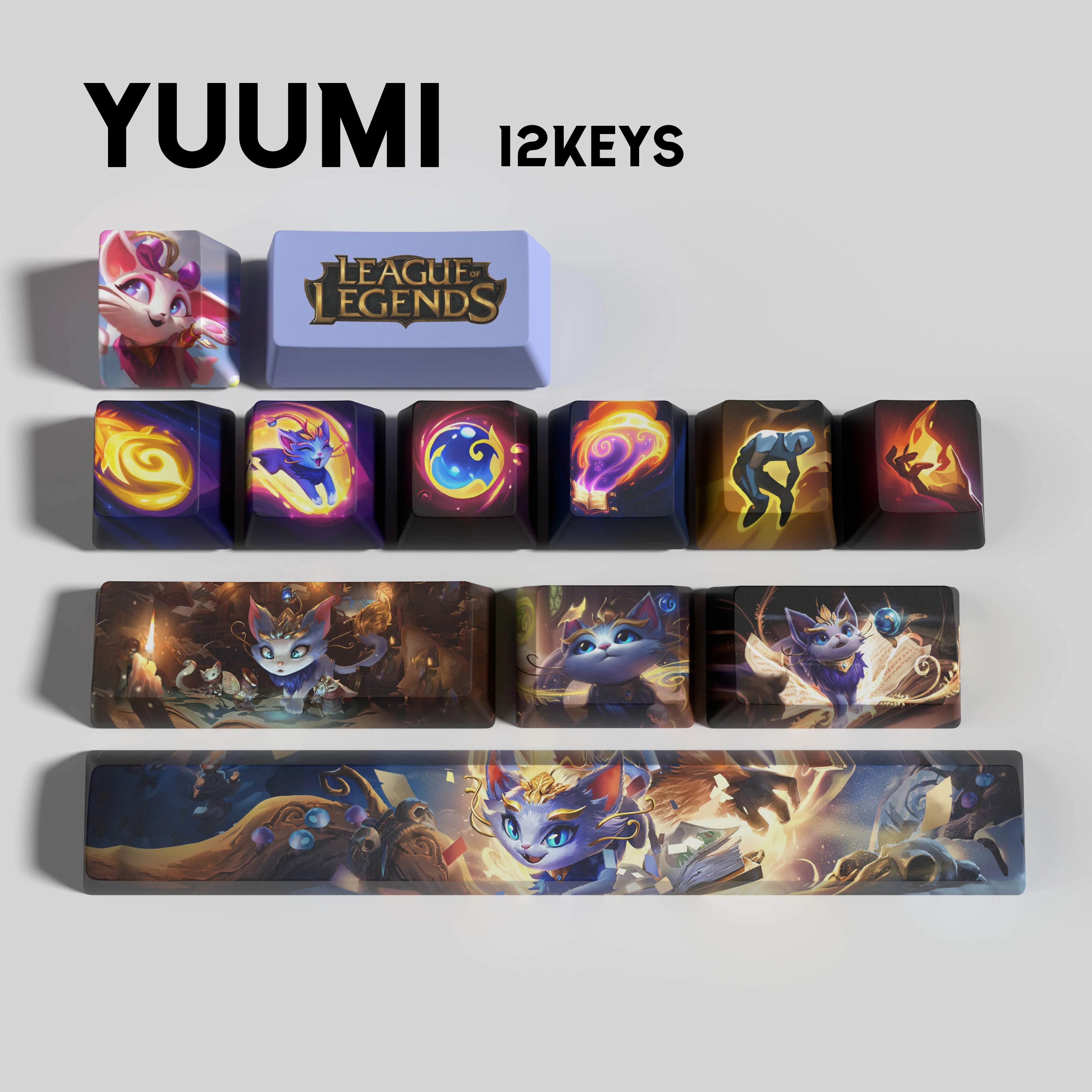 League of Legends Yuumi Keycaps