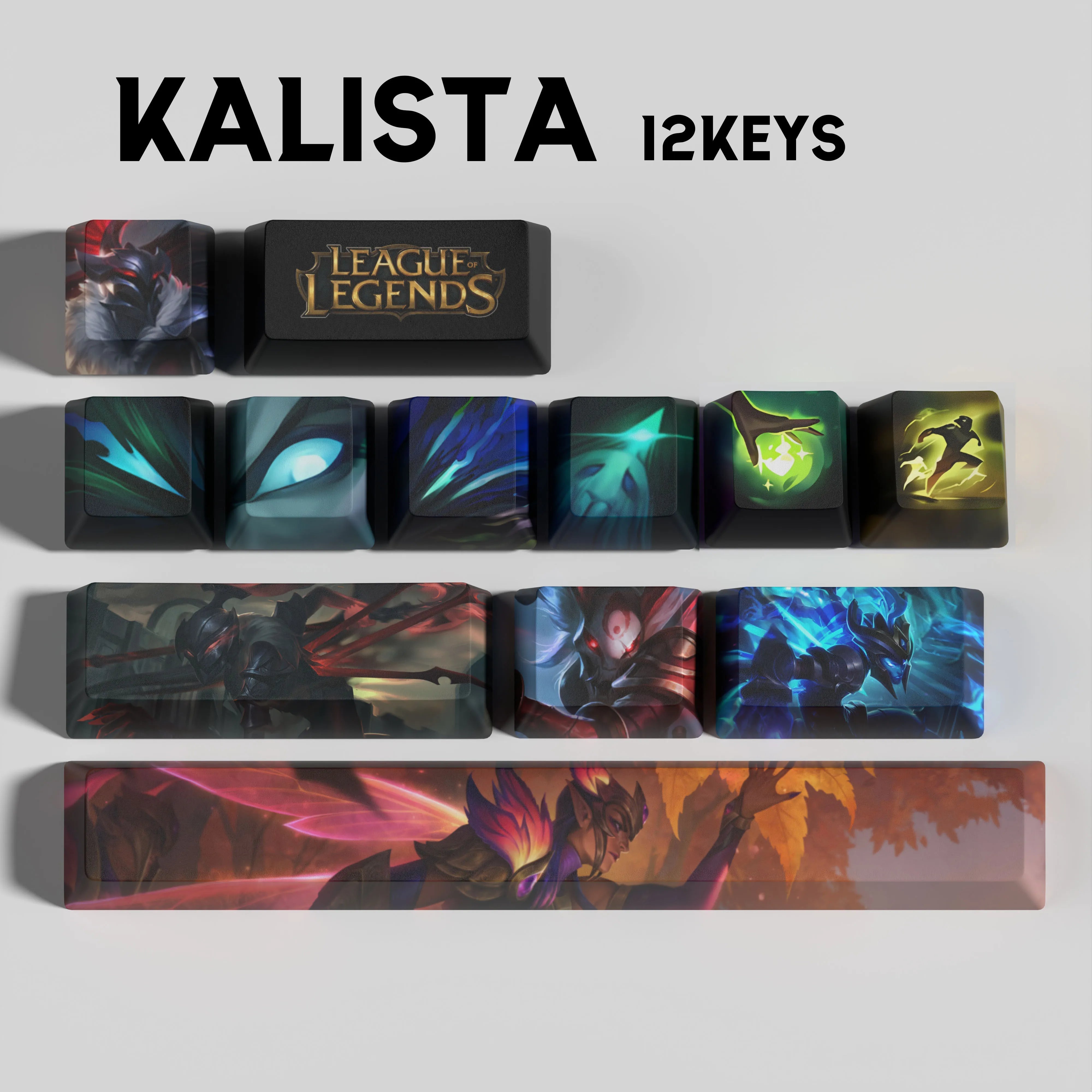 SPECIAL EDITION League of Legends Kalista Keycaps
