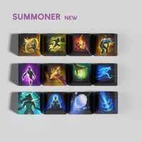 Summon Key League of Legends Summoner Keycaps – 12 Key – Rune Keys